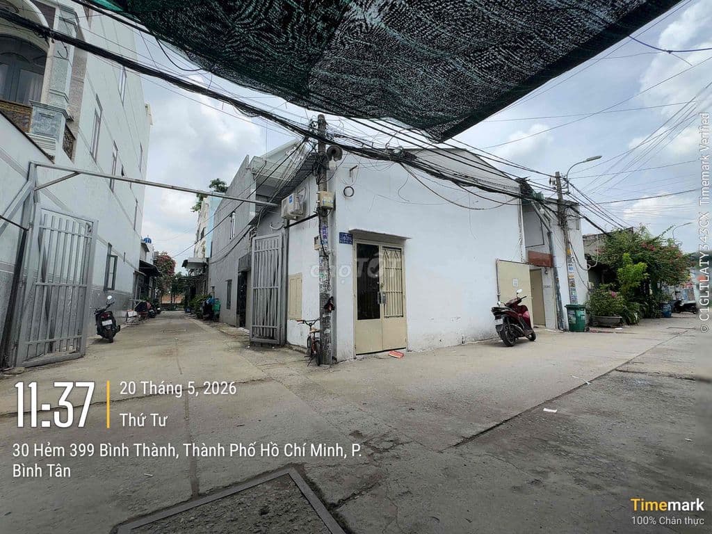 CHÍNH CHỦ CẦN BÁN 3 LÔ ĐẤT LIỀN KỀ TẠI HẺM 399/39A BÌNH THÀNH