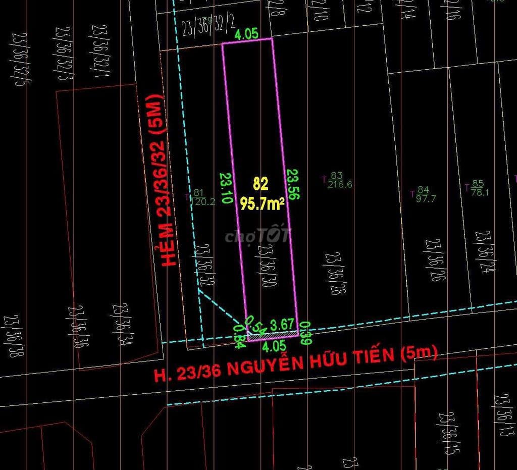 Bán đất h5m Nguyễn Hũu Tiến, Tây Thạnh, Tân Phú - Ảnh 2