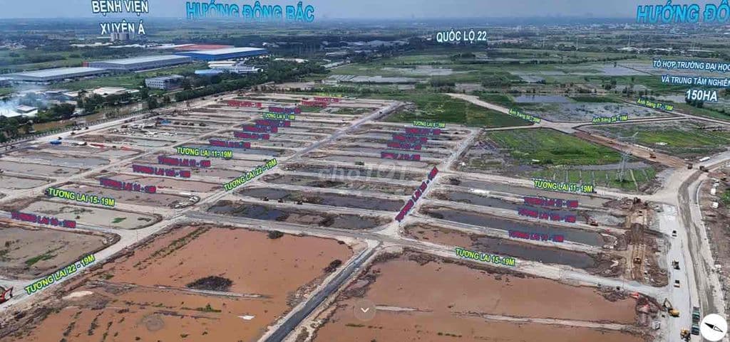 Đất Ngay MT Đường 24m Di Chuyển Ra QL22 5p Chỉ 3 tỷ 9 Hổ Trợ Vay 3 Bên - Ảnh 2