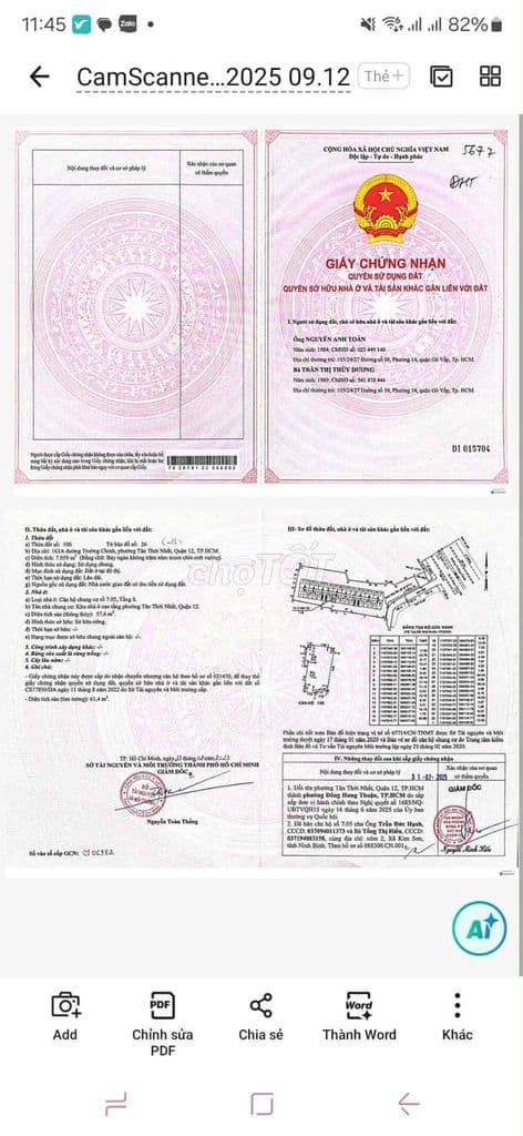 cần bán chung cư 8x plus đường trường chinh Q12