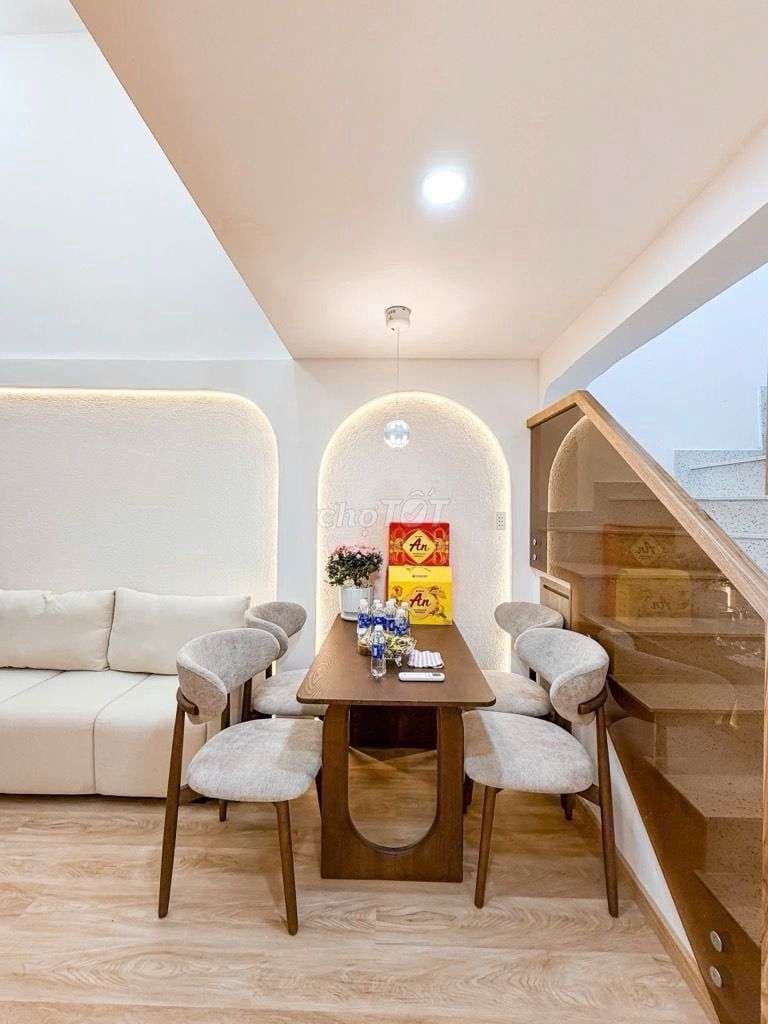 Hẻm XH,3 tầng,4PN,sát đường lớn XVNT,Dt:30m2,4PN,Nhỉnh 5t,TL - Ảnh 3