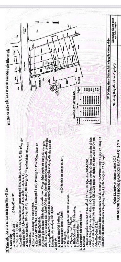 Bán Đất Mặt Tiền An Phú Đông 03 - Ảnh 3