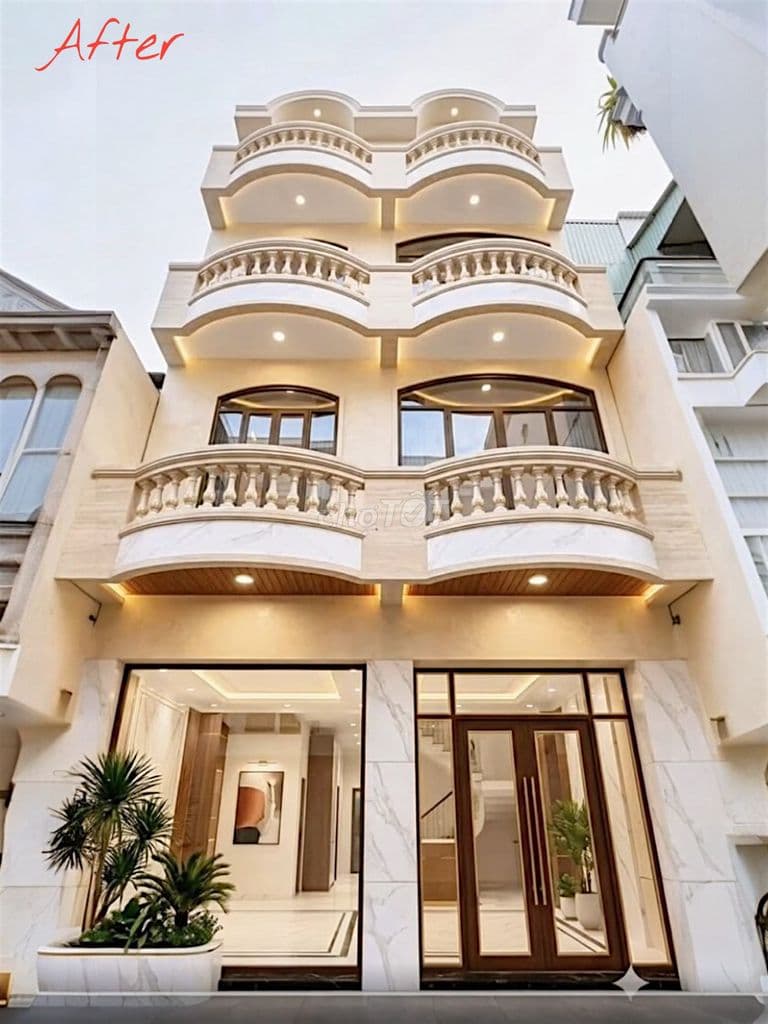 NGUYỄN CẢNH CHÂN Q1–SAU CĂN MẶT TIỀN–5TẦNG-HẺM XE HƠI–NGANG 6M BỀ THẾ