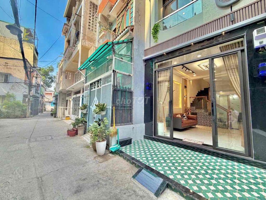 nhà Hẽm Xe Hơi Xây Mới 100% 3Lầu Đường Phạm Văn Hai - Ảnh 3