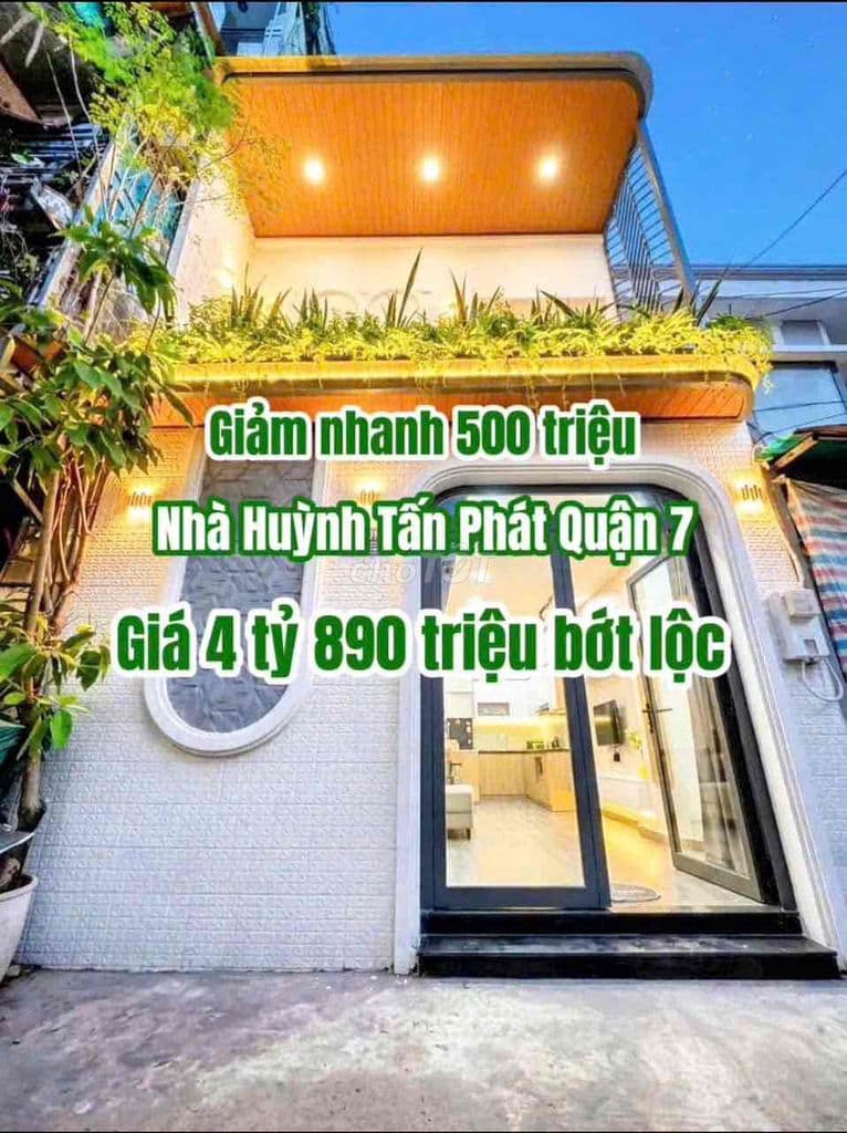 NHÁ ĐẸP SỔ RIÊNG GIÁ TỐT HUỲNH TẤN PHÁT QUNAJA 7 4,6X9M GIÁ 4 TỶ 890TR