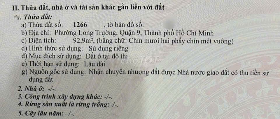 🚀 SĂN ĐẤT ĐẸP THỦ ĐỨC – 93M² CHỈ CHƯA TỚI 5 TỶ - MT ĐƯỜNG RỘNG 6M - Ảnh 3