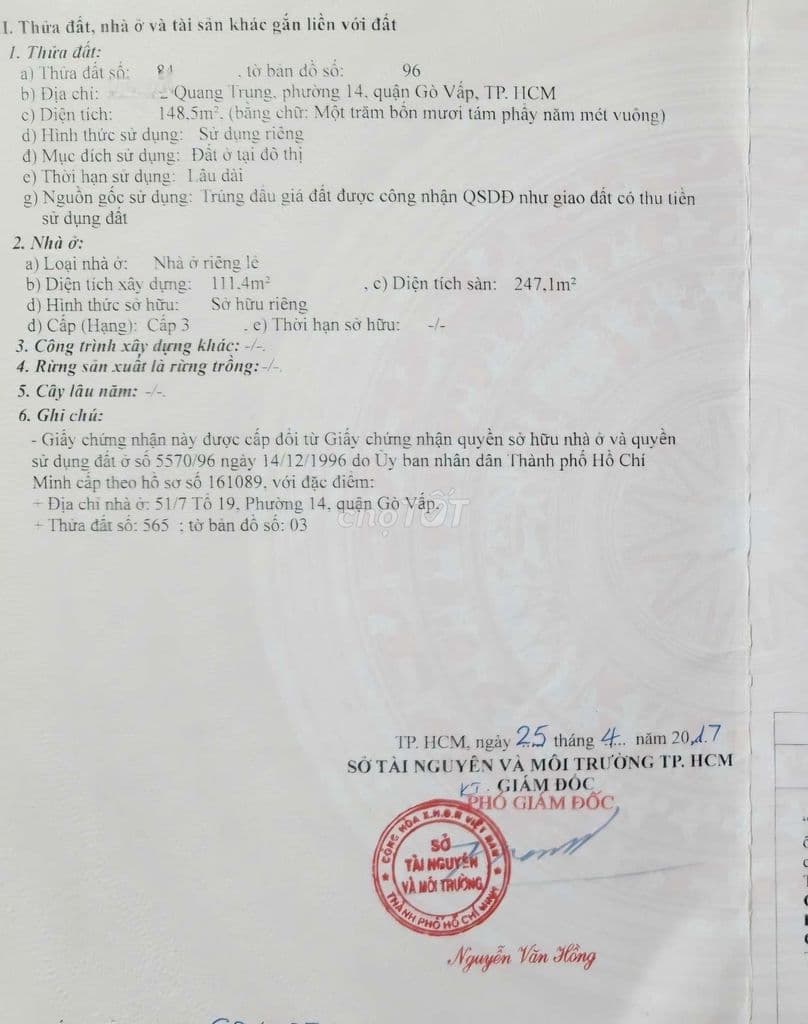 Nhà 5,5x26m 1 sẹc Thông Quang Trung - Ảnh 2