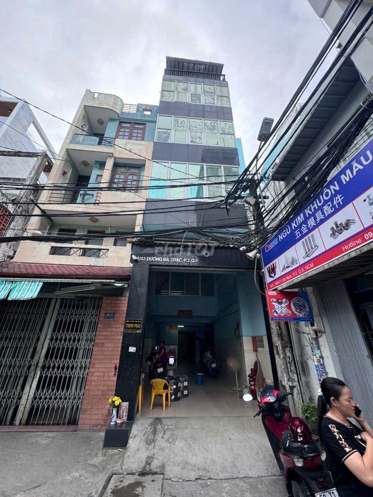 Ban nha 28/43 Dương Ba Trac p2 Q8 , nhà cách Trần Hưng Đạo Q1 700m