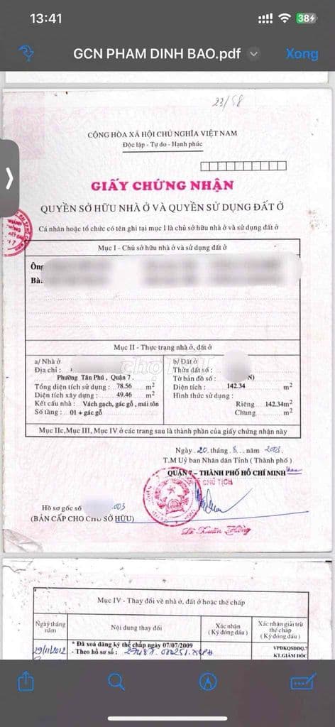 142m2 đất có nhà cấp 4 - Chỉ 5,5 tỷ - 1 sẹt Huỳnh Tấn Phát Q7 - Ảnh 2