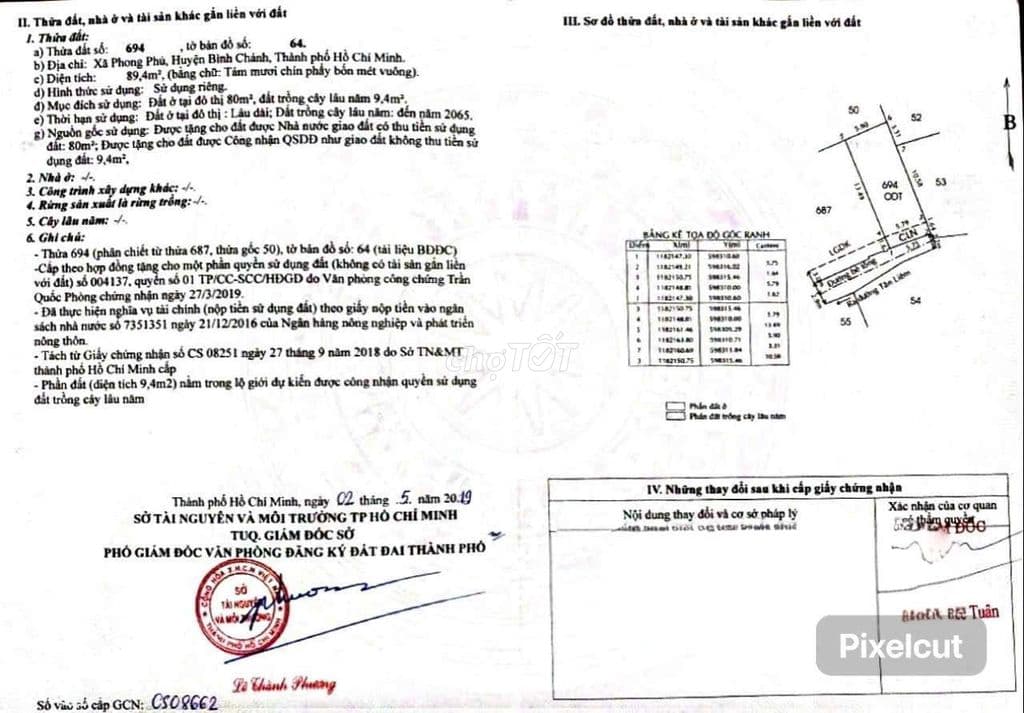 đất nền thổ cư, sổng hồng riêng đường tân liêm