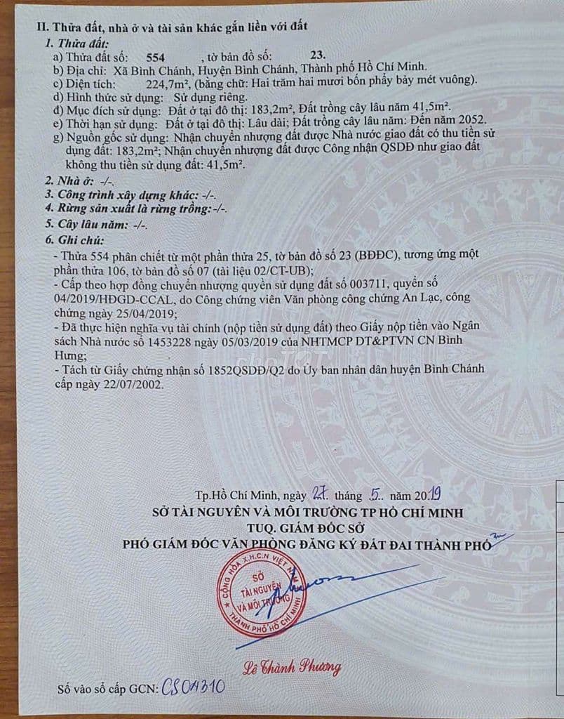 bán đất thổ cư đường hoàng phan thái bình chánh HCM - Ảnh 2