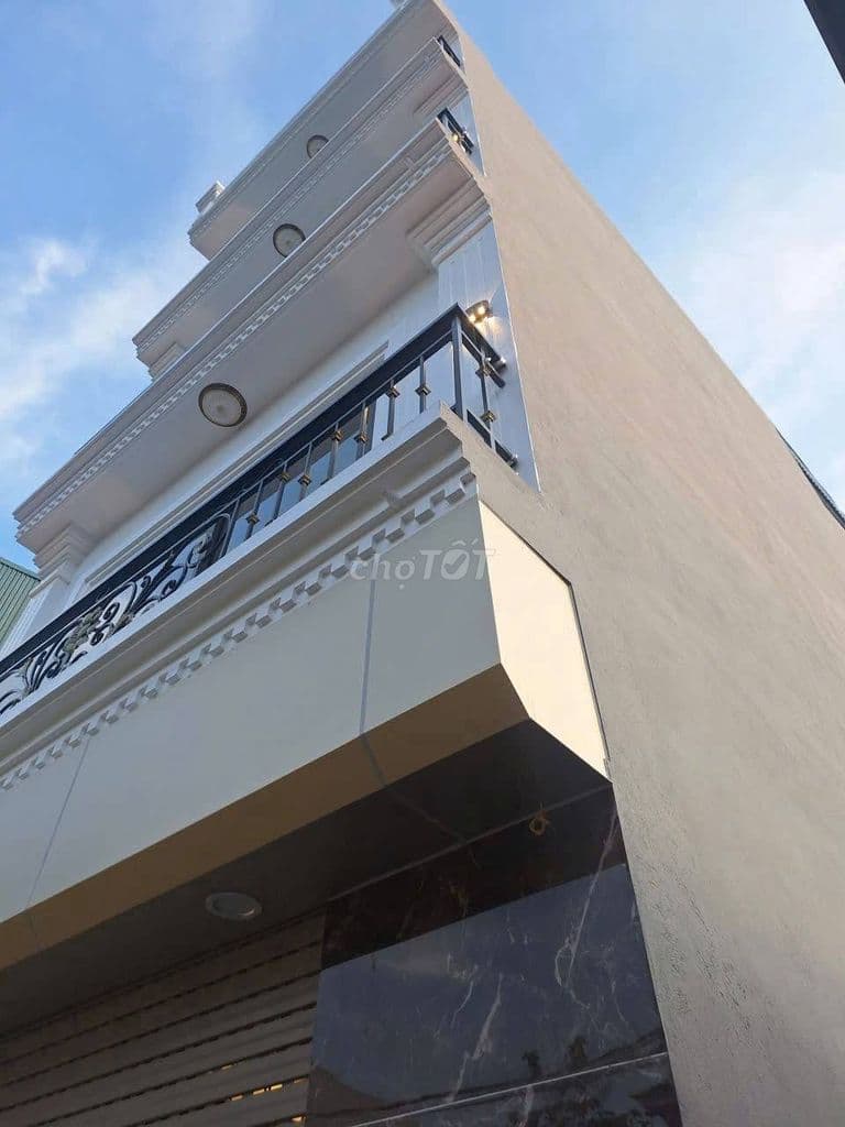 Bán nhà mới đẹp 42m 4 tầng gần Cầu Tự Khoát, ô tô tránh, sổ vuông - Ảnh 2