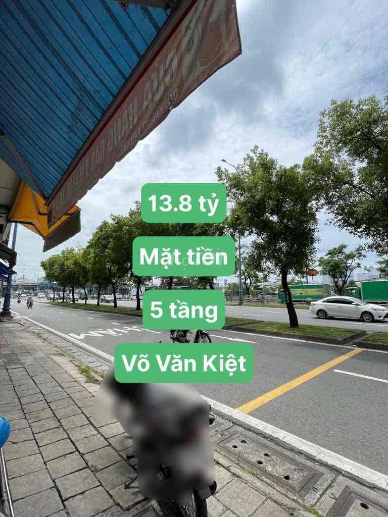 mặt tiền 5 tầng Võ Văn Kiệt chỉ 13.8 tỷ