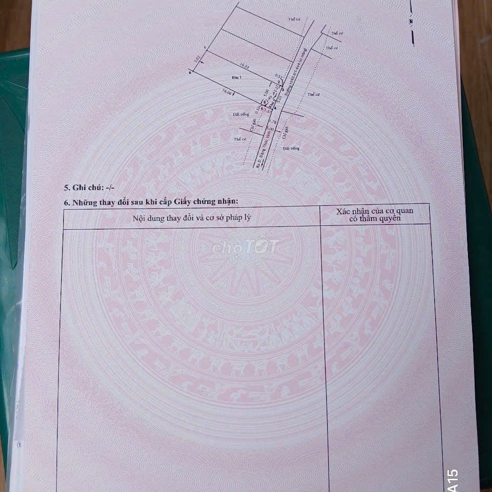 Đất vuông đẹp 5 x 18, thổ cư 86m2, hẻm 1/ Nguyễn Thị Pha, gần chợ