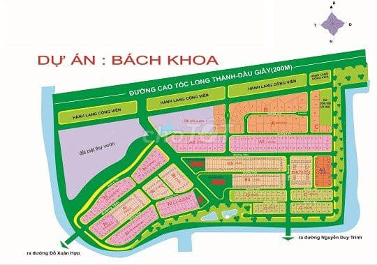 Tổng hợp các lô đất vị trí đẹp giá tốt tại KDC Bách Khoa Q9 sổ đỏ