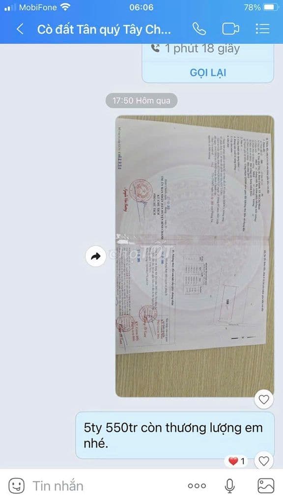 Chính chủ bán lô đât mặt tiền 300m2 chỉ 18tr/m2 - Ảnh 3