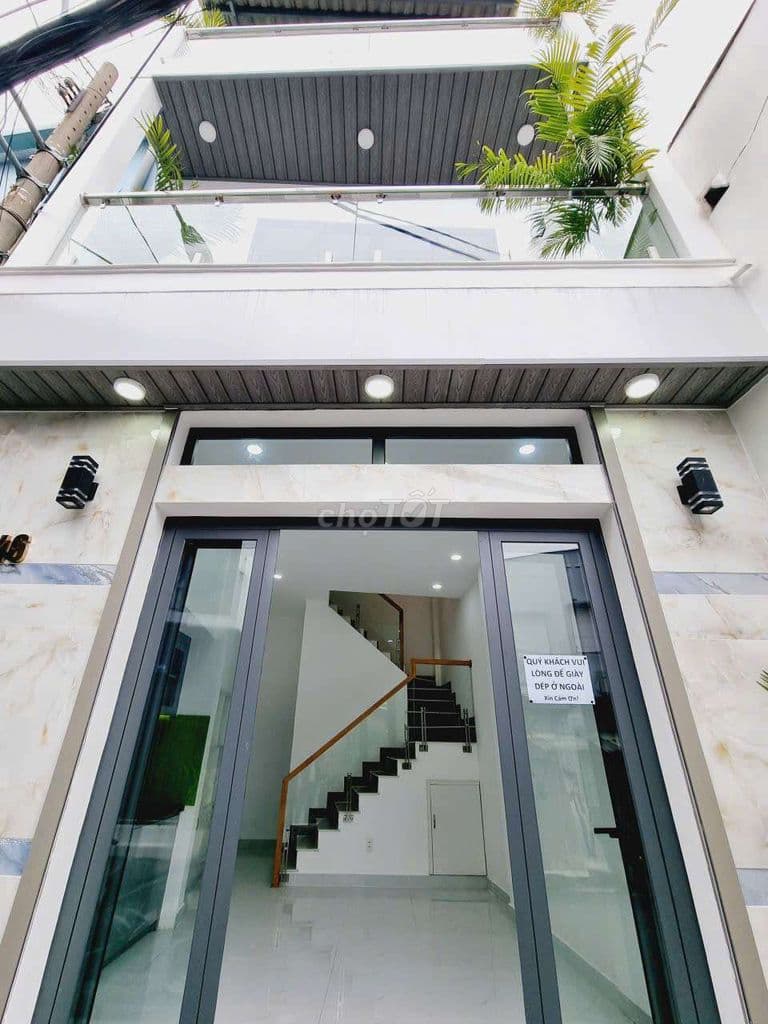 Mặt tiền p7 Gò Vấp 24m 3 tầng nhà đẹp vô ở liền cho thuê cao