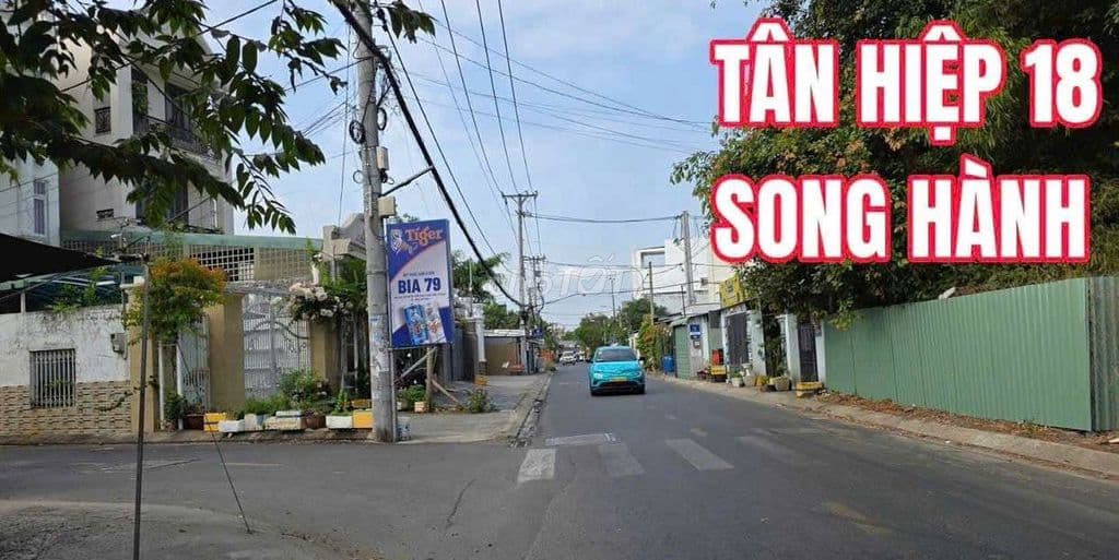 Bán 2Lô Đất 138m2 MT Tân Hiệp 18 KD Buôn Bán Tốt Ngay Song Hành Lê Lợi