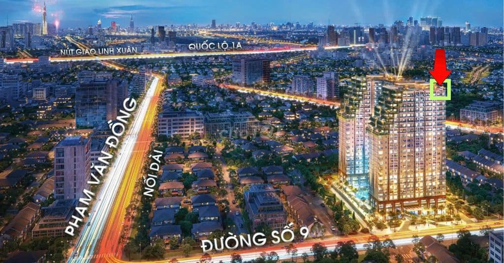 Nhượng 2PN góc tầng penthouse Happy One Sora 75.46m2 Linh Xuân Thủ Đức - Ảnh 2