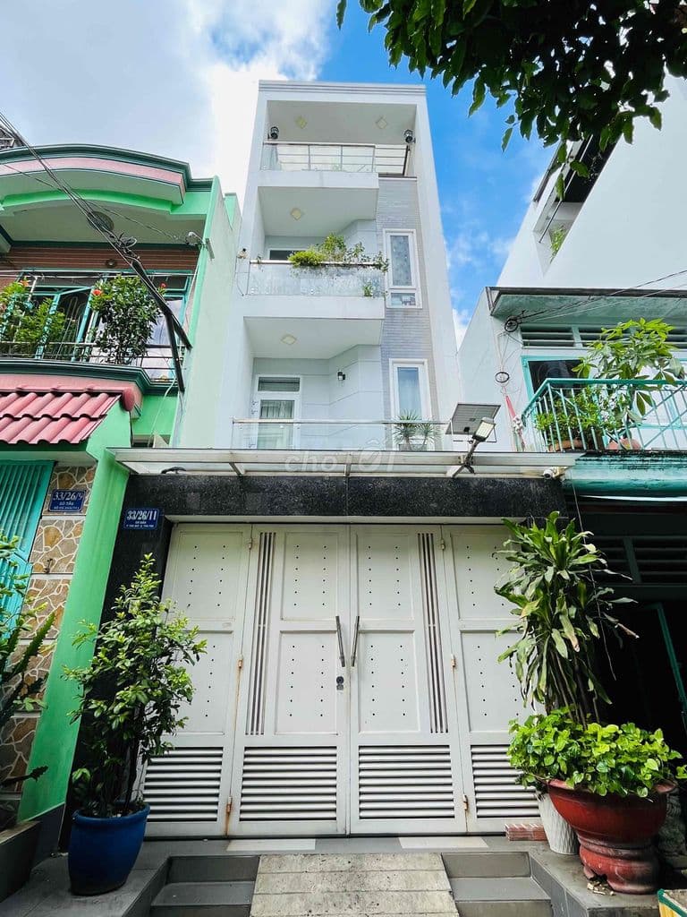 Nhà Đẹp - Hẻm Nhựa - Khu Dân Trí - 4x20m vuông - Nhà 4 Tầng Mới - Ảnh 3