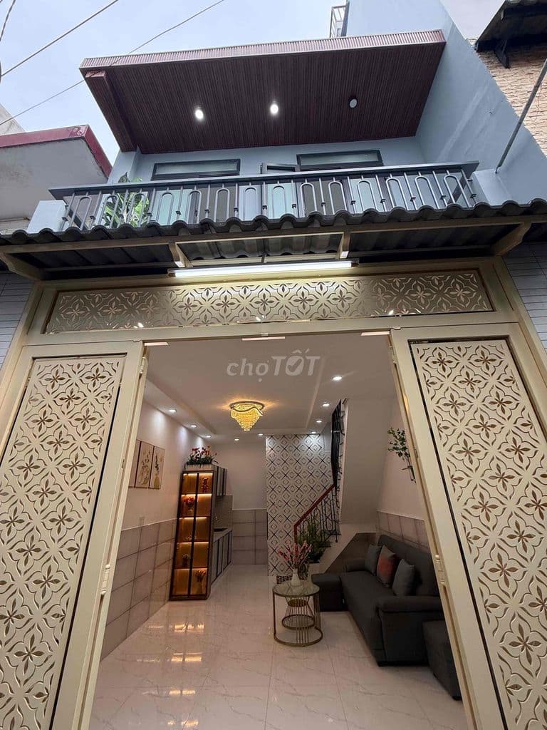 🟢Nhà Mới Ngang 4M 1 Lửng - Lầu Ba Đình Q8