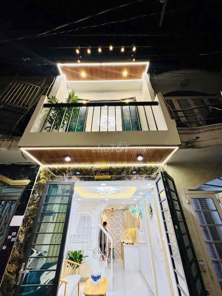 NHÀ XINH PHAN HUY ÍCH, 2 TẦNG, 2 PN, CÁCH HXH 15M- GẦN EMART- GIÁ 2.99