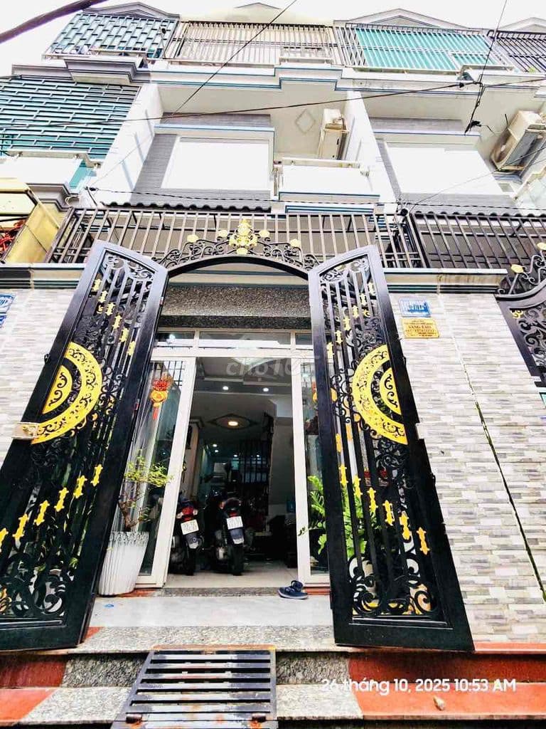 🛑Nhà đẹp, 3 tầng, hẻm 141 Tám Danh (3.6x13.4m) P4 Quận 8