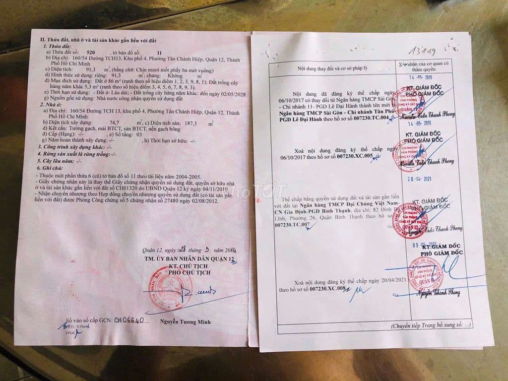 cần bán nhà mặt tiền q12 chính chủ - Ảnh 2