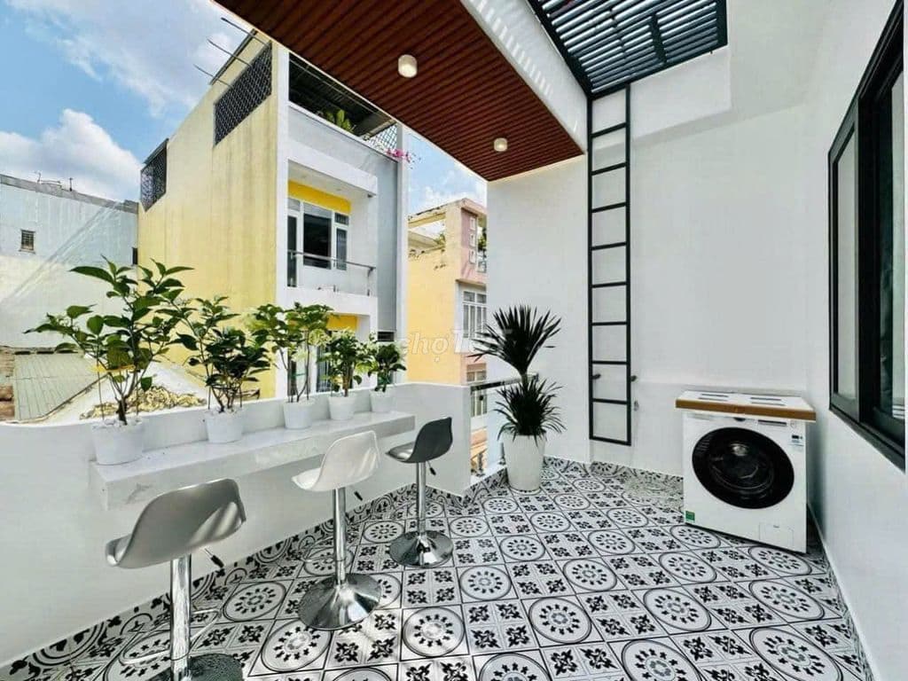 Căn 54.1m Nơ Trang Long, sổ sẵn. Xây trệt 2 lầu, hẻm 4m. Gần chợ - Ảnh 2