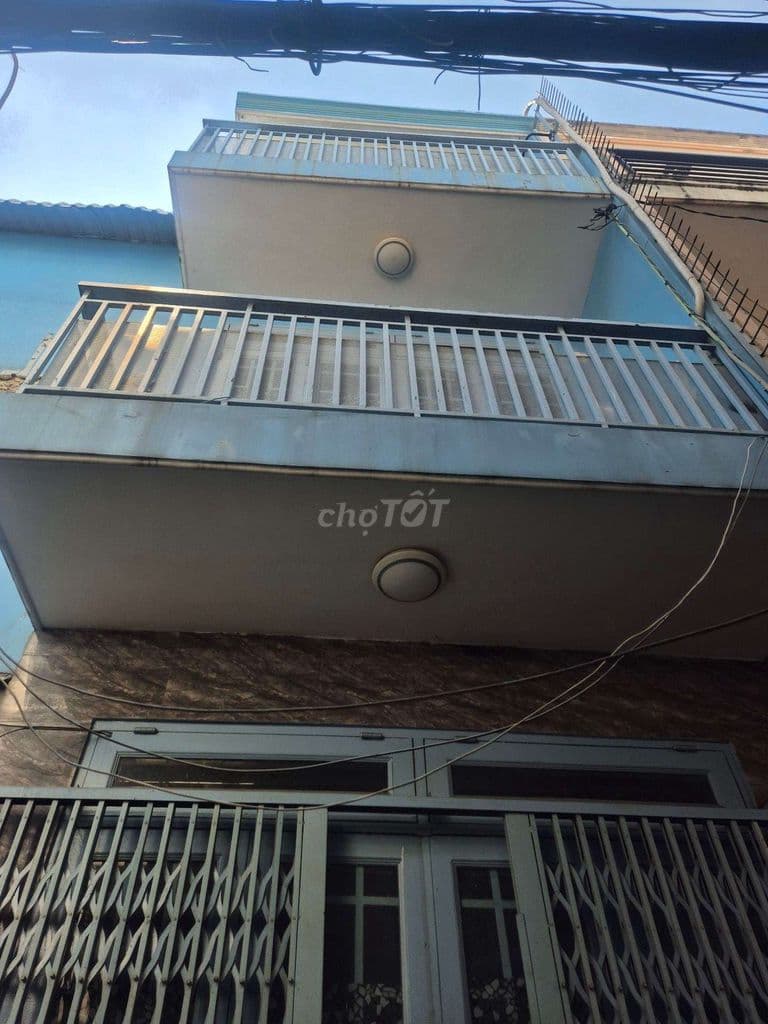 3.2tỷ Nhà đẹp 3 tầng, 2 mặt hẻm, đường số 8, Thông Tây Hội, SHR vuông - Ảnh 2