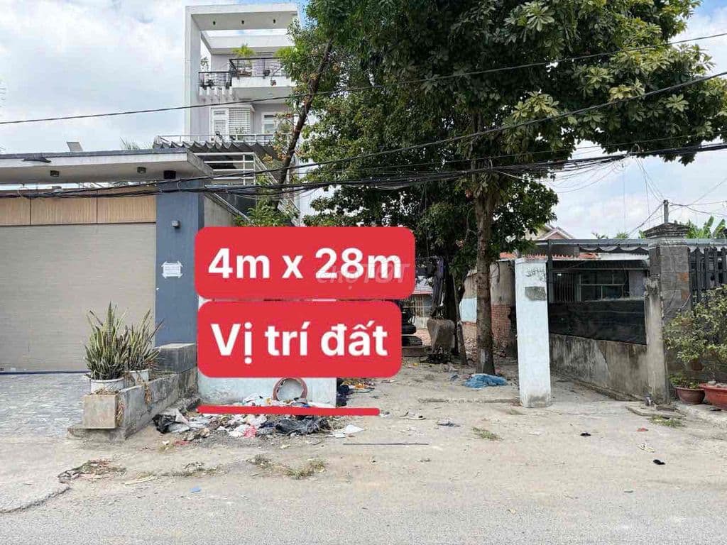 BÁN ĐẤT MẶT TIỀN ĐƯỜNG THẠNH LỘC 40-DIỆN TÍCH 4*28 - Ảnh 3