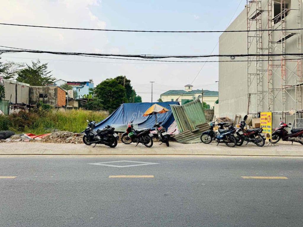 NGAY GIỮA LÒNG THỊ TRẤN CỦ CHI CHỈ 490tr LÀM CHỦ LÔ MẶT TIỀN ĐẸP