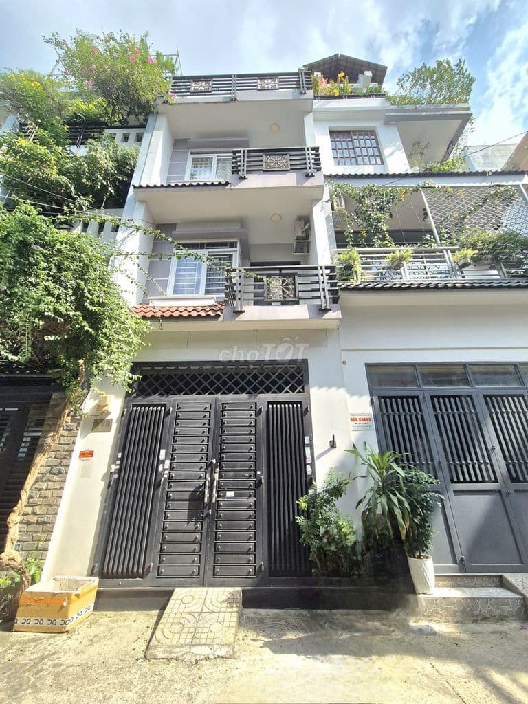 Bán nhà 4 dài 14m xây 3 tấm hẻm xe hơi thông - Ảnh 2