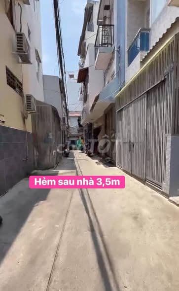 Nhà 2 mặt hẻm 3,5 , khu dân trí cao , hiện hữu 3x9 trệt lửng lầu SHR - Ảnh 3