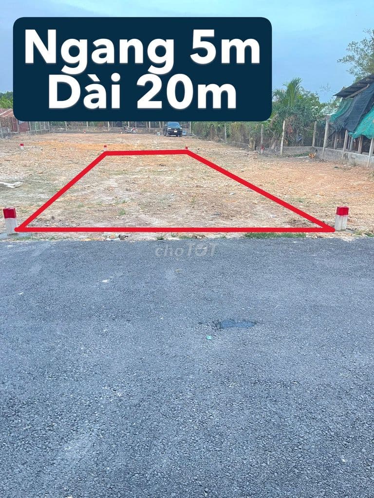 Bán gấp lô đất 100m2(5x20)giá 1tỷ400 đườngTrung Lập xãTrung Lập Thượng