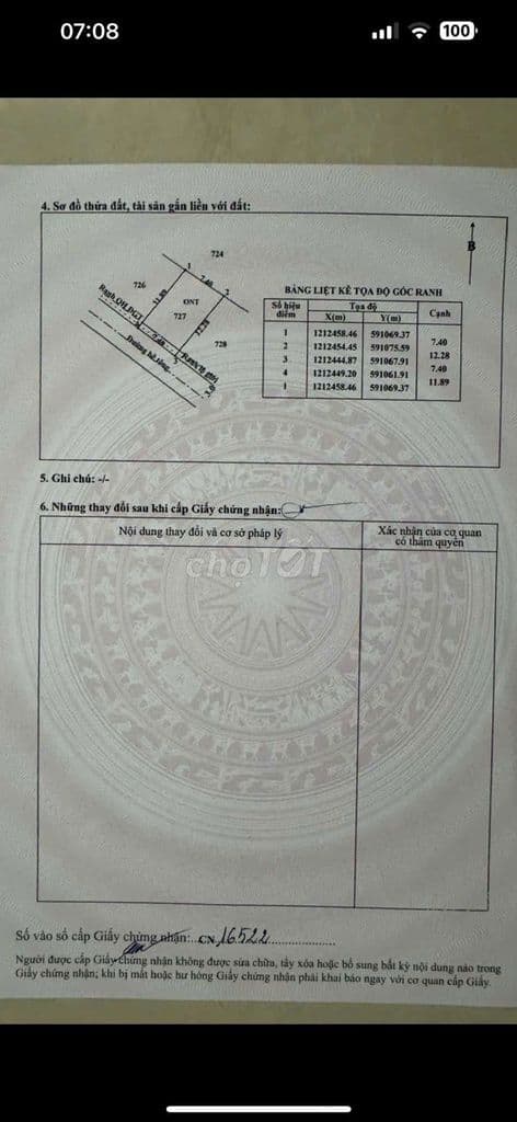Bán Đất Thổ Cư 1/ Nguyễn Kim Cương Tân Thạnh Đông Củ Chi