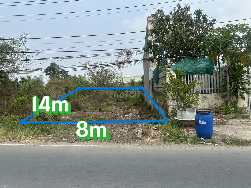 Bán Đất 117m2 gần Vin Hóc Môn xã Tân Phú Trung Củ Chi, 1,5 tỷ sổ riêng