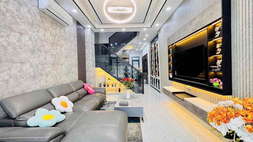 BÁN NHÀ MỚI HẺM XE HƠI - FULL NỘI THẤT - ĐƯỜNG CHUYÊN DÙNG 9 -P TÂN MỸ - Ảnh 3