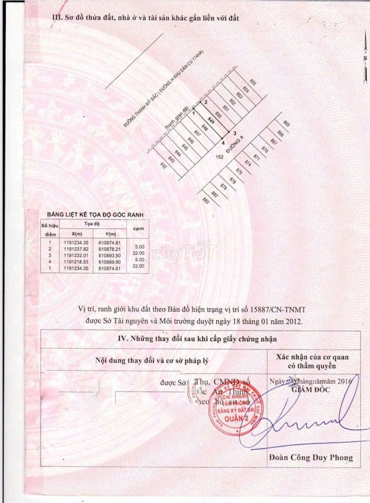 BÁN ĐẤT ĐƯỜNG NGUYỄN KHOA ĐĂNG - P. THẠNH MỸ LỢI