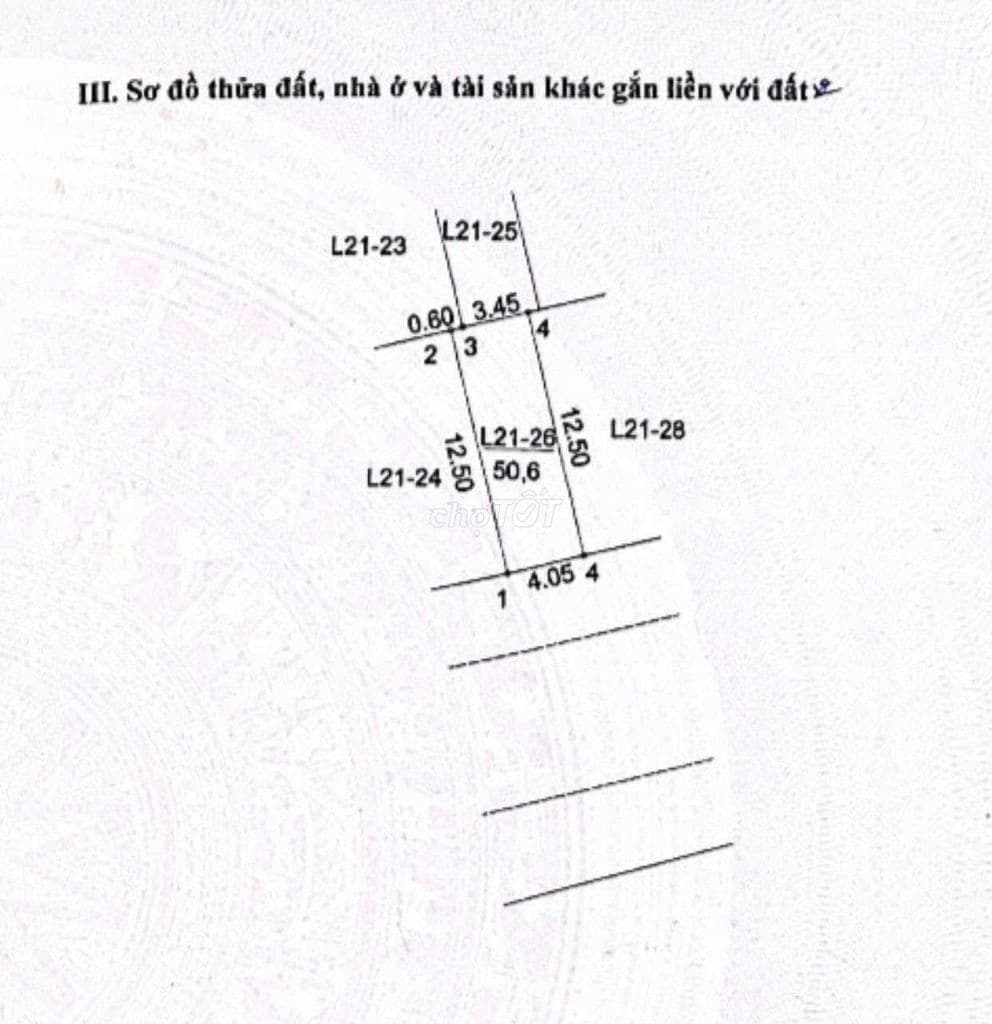 Bán đất DV Khu C, Yên Nghĩa, DT51m2, MT4.1m, 13.3 tỷ Hà Đông