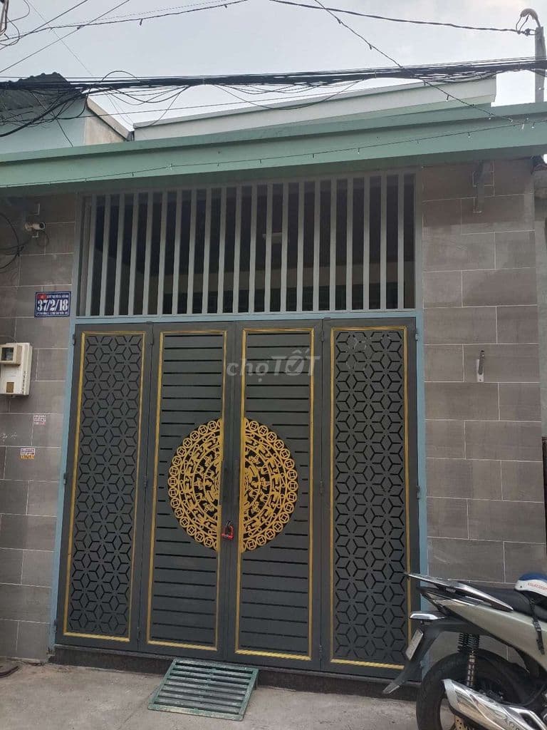 Nhà DT 4x13 đúc lửng hẻm thông 6m 1/ đường Thới tam thôn 16 vào 100m