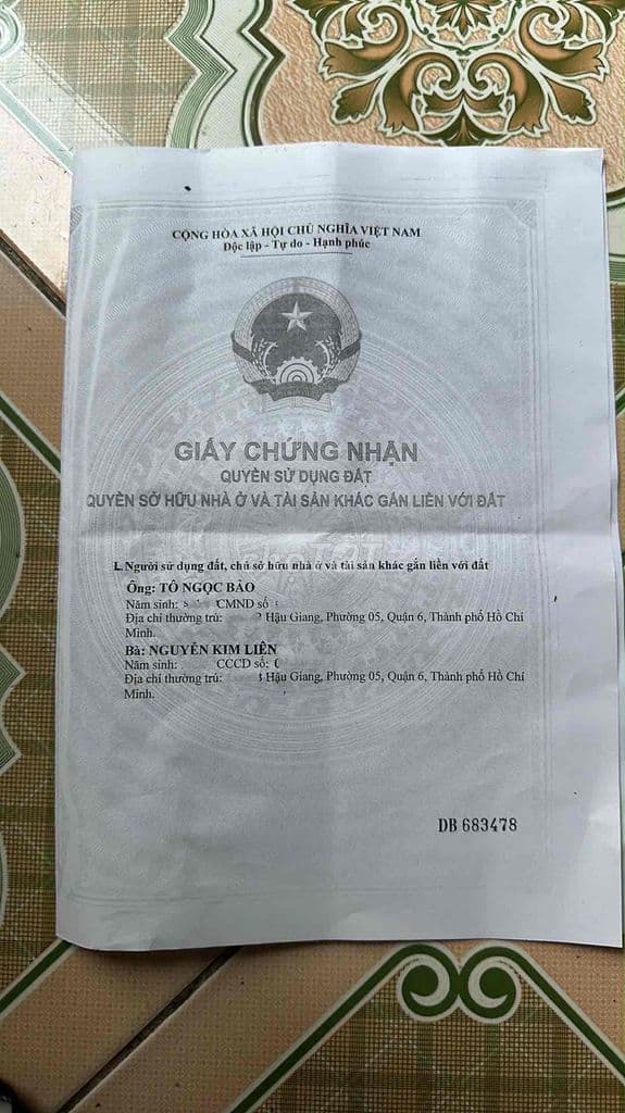 bán nhà ở quận 6