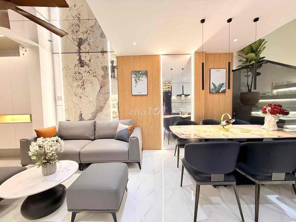 ( Gần chợ Bà Chiều ) Bán nhà Bùi Đình Tuý ,xe hơi tới cửa ,mới,4x 12 , - Ảnh 3