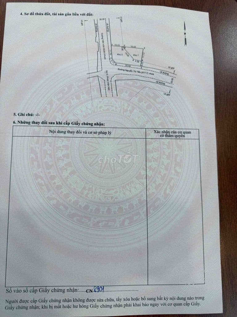 🔴Lô Đất 21x27 👉2 Mặt Tiền Đường Trần Văn Mười - Ảnh 3