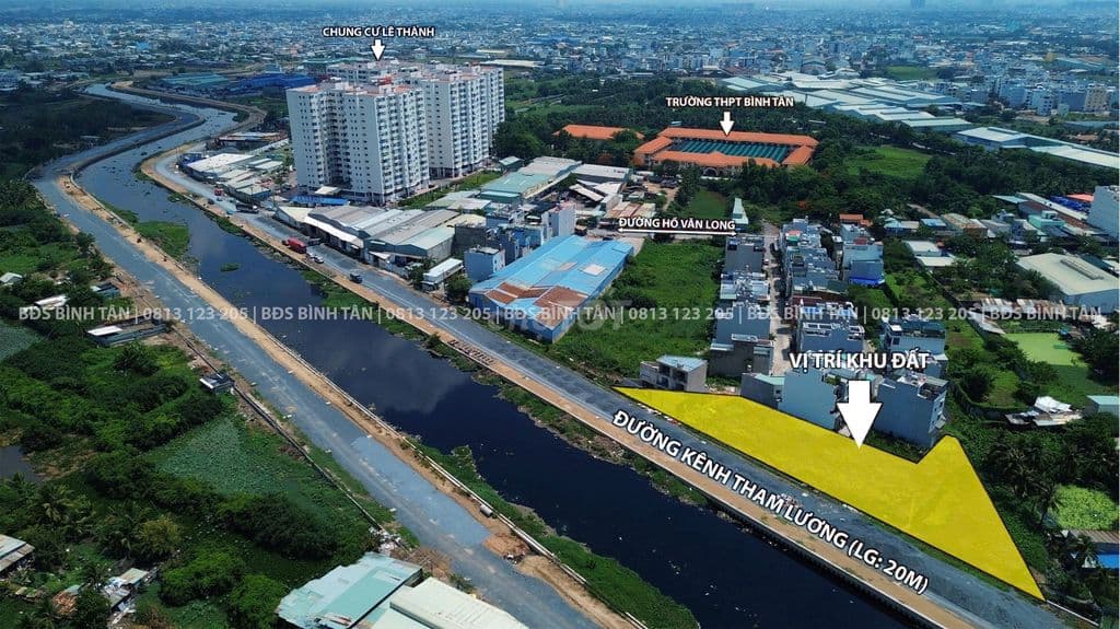 Đất Đầu Tư Mặt Tiền Đường 20m Kênh Tham Lương 83m2 Giá Tốt 5,7 Tỷ SHR - Ảnh 2