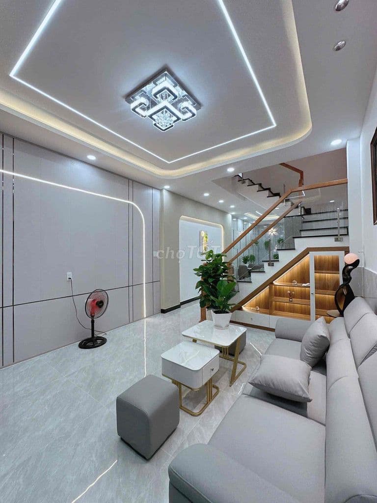 XÂY MỚI 5 TẦNG - 4x13 - HẺM 6M NHỰA - KO LỘ GIỚI - KHU DÂN TRÍ CAO - Ảnh 3