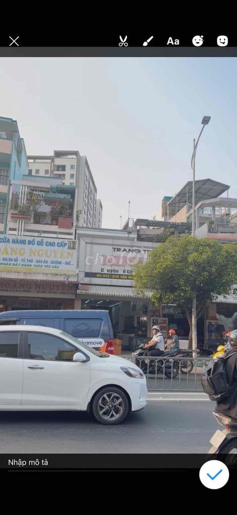Mặt tiền đường Hậu Giang 5x20m