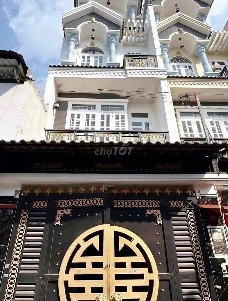 BÁN NHÀ ĐẸP 4 TẦNG- LIÊN KHU 4.5 - CHỢ BÌNH THÀNH- BÌNH TÂN-HẺM XE HƠI