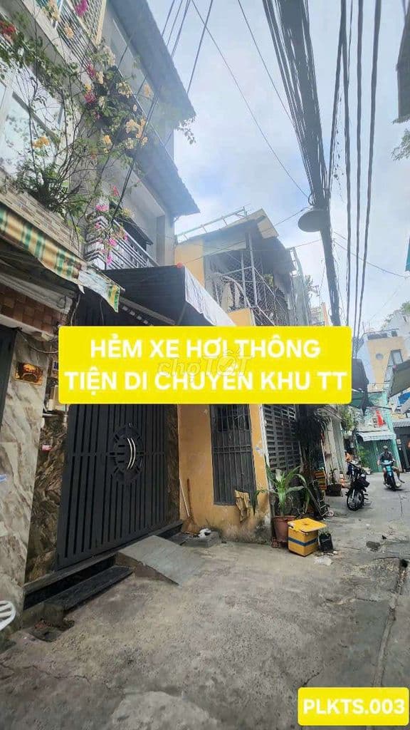 NHÀ 4 TẦNG NI SƯ HUỲNH LIÊN TÂN BÌNH HẺM XE HƠI THÔNG NHỈNH 5 TỎI - Ảnh 2