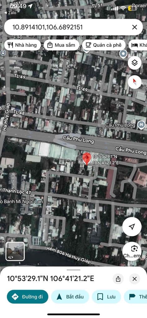 tôi chính chủ lô đất TL 47. sát chân cầu PHÚ LONG